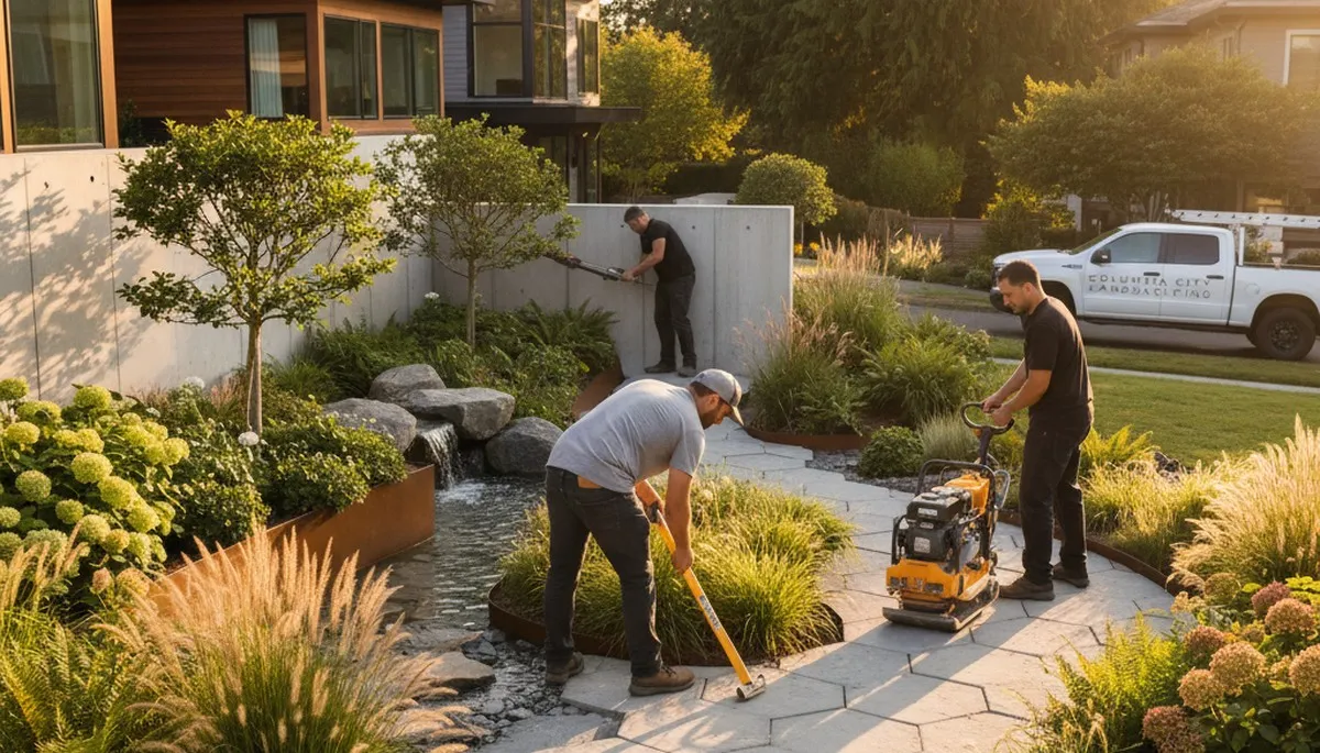 Landscape maintenance in Fort Wayne, IN for a professional landscaping service