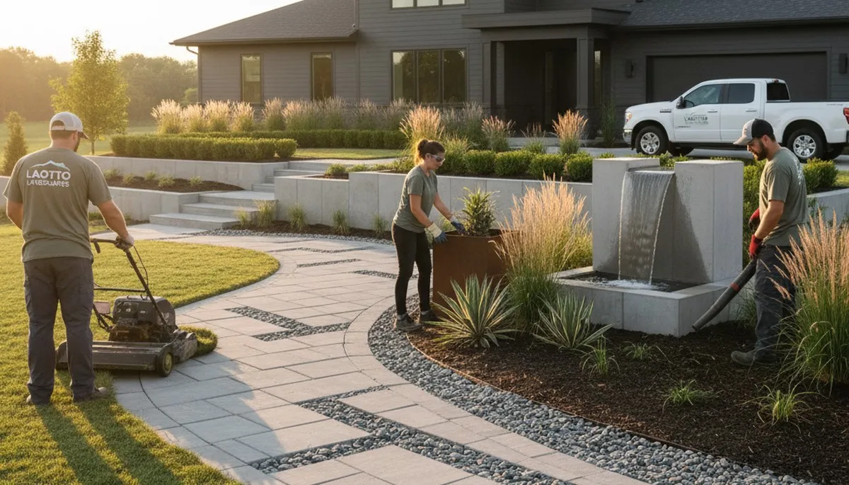 Landscaping service in Fort Wayne, IN for residential lawn care and yard maintenance